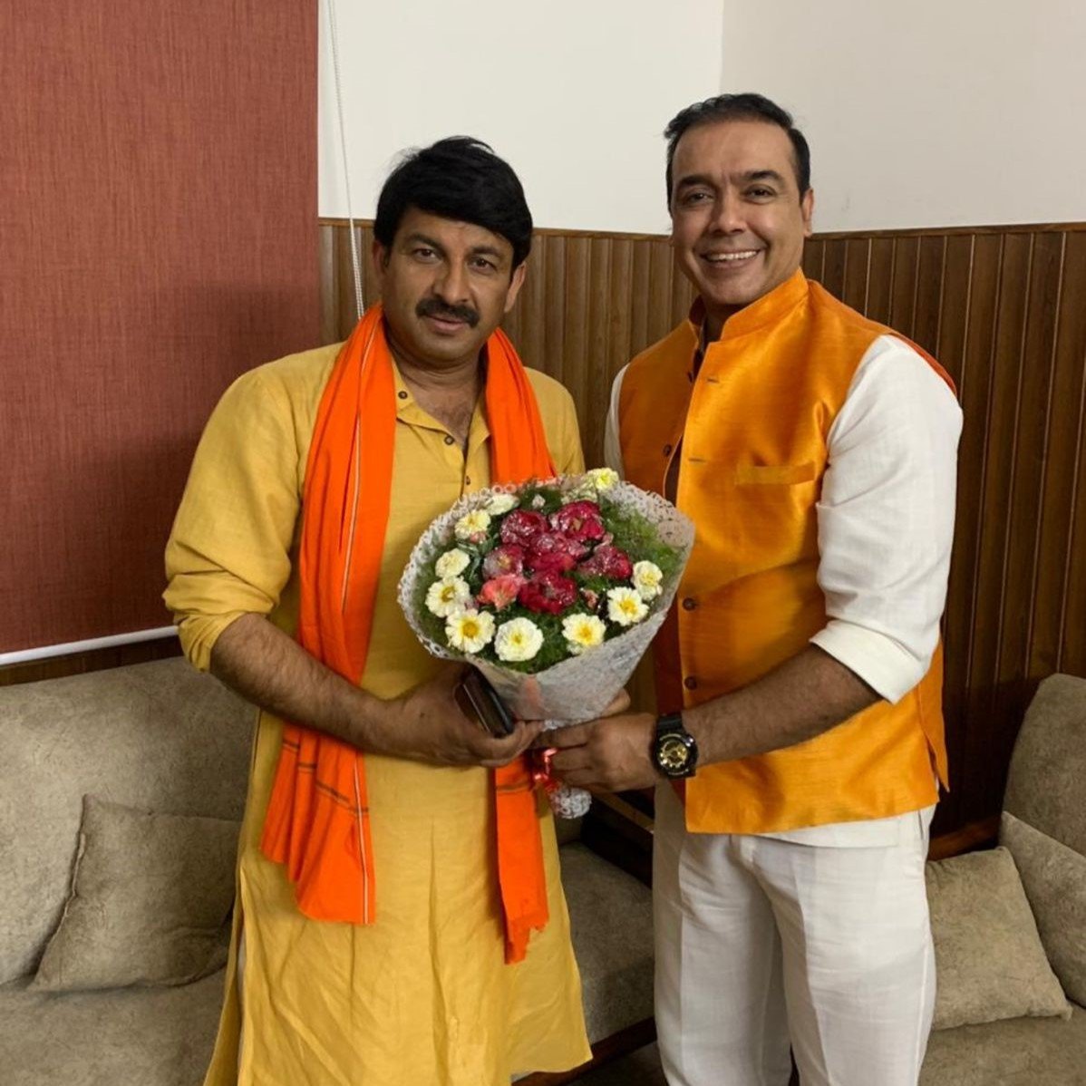 Met my mentor & friend Hon’ble MP Shri Manoj Tiwari who promised full support for MSMEPCI Industry related projects