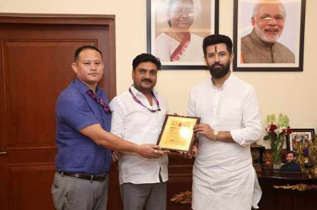 Federal discussion with Shri Chirag Paswan ji Central Minister & National President LJP {R}